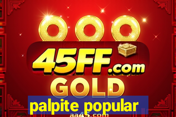 palpite popular